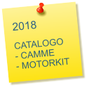 2018  CATALOGO - CAMME - MOTORKIT