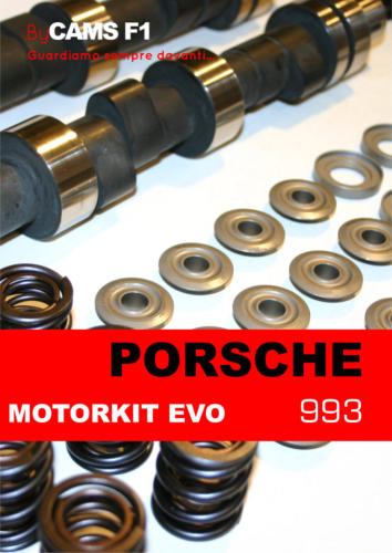 porsche 993 kit motore camme molle piattelli valvole